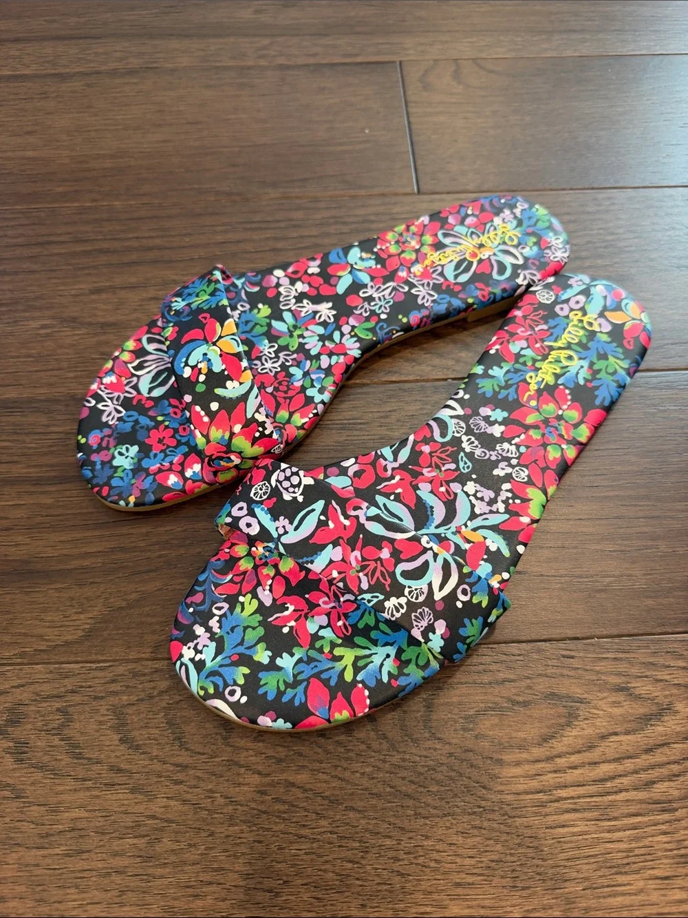 Lilly Pulitzer Emery Slide Sandal Size 9.5 Multi Color - C67-043